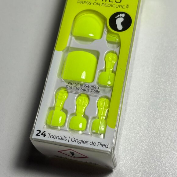 NEW Kiss inPRESS Press On Toe Nails - Picture 2 of 6